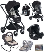 Baby Home Yeni Doğan 7 In 1 Full Set 1012 Travel Sistem Bebek Arabası Ve 330 Sallanır Ana Kucağı - 1