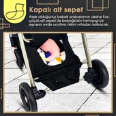 Baby Home Yeni Doğan 7 In 1 Full Set 1012 Travel Sistem Bebek Arabası Ve 330 Sallanır Ana Kucağı - 11
