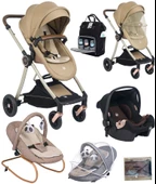 Baby Home Yeni Doğan 7 In 1 Full Set 1012 Travel Sistem Bebek Arabası Ve 330 Sallanır Ana Kucağı - 4