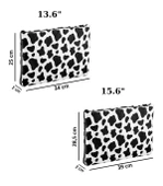 Notebook Laptop Macbook Çantası 13"-13.6"-14"-15.6" inç - 800-DÜZ Dalmaçya Desenli - 6