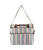 Kamp Piknik Termal Soğutucu Yalıtımlı Buzluk Termos Çanta - 960 Çizgi Desenli - 2