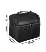 Su Geçirmez Kamp Piknik Termal Soğutucu Yalıtımlı Buzluk Termos Çanta - 980 Siyah - 7