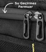 Su Geçirmez Kamp Piknik Termal Soğutucu Yalıtımlı Buzluk Termos Çanta - 980 Siyah - 8