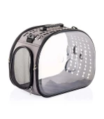 Şeffaf Uzay Kapsülü Nefes Alabilir & Katlanabilir Kedi-Köpek Taşıma Çantası - 6