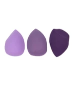 Make Up Blender Makyaj Süngeri Seti 3'lü - Mor - 2