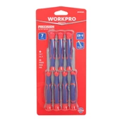 WORKPRO WP200509 7 Parça Profesyonel CR-V Manyetik Hassas Tornavida Seti - 7