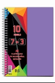 7+3+1 Ayraçlı Defter 11 Konulu 225 Yaprak 1 Adet 7 Kareli 3 Çizgili 1 Çizgisiz Spralli Plastik Kapak Seperatörlü - 5