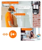 qasul 8mp Hd Ip Kamera 2 Lens Güvenlik Koruması Wifi Gözetim Kameraları 8x Zoom Ptz Kablosuz - 5