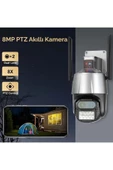 qasul 8mp Hd Ip Kamera 2 Lens Güvenlik Koruması Wifi Gözetim Kameraları 8x Zoom Ptz Kablosuz - 6