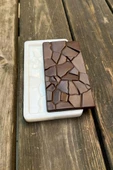 Parçalanmış Tablet Çikolata Silikon Mum Kalıbı - 4