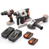 WORX WXKS6 WX354.9 + WX380.9 + WX812.9 + WA3601 20V/2Ah Pro Kombo Set thumbnail 1
