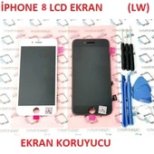 İphone 8 Lcd Ekran dokunmatik LW (Montaj Seti) SİYAH - 4
