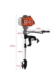 Tomking Tk148 Dıştan Takma Tekne/bot Motoru 3.5 Hp - 4