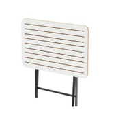 Eportatif Katlanır 4 Kişilik Bahçe Masası Bistro Masa 55x90 Beyaz 1425 thumbnail 2