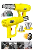 Alman Seri 4500 Watt Pro Darbeye Dayanıklı Bakır Sargılı Rezistans 2 kademeli Sıcak Hava Tabancası thumbnail 1