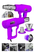 Alman Seri 4500 Watt Pro Darbeye Dayanıklı Bakır Sargılı Rezistans 2 kademeli Sıcak Hava Tabancası thumbnail 2