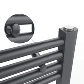 Duffmart Rainbow 4/10 Antrasit Düz Havlupan Radyatör thumbnail 5