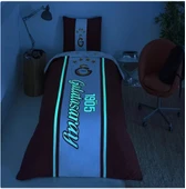 Taç Galatasaray 1905 Glow Tek Kişilik 120X200 Lastikli Çarşaflı Nevresim Takımı - 2