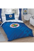 Taç Fenerbahçe Lacivert Logo Pamuk Nevresim Takımı - 1