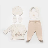 Bibaby Lamb Friends 5'li Bebek Hastane Çıkış Seti 62346 - 1