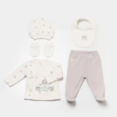 Bibaby Lamb Friends 5'li Bebek Hastane Çıkış Seti 62346 - 1