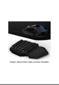 Gamesir VX PS4 - Xbox One - Switch - Switch Lite - PC Uyumlu Siyah Klavye ve Mouse Seti - 7