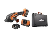 AEG  BEWS 18-125BLPX2-502C 5.0Ah Çift Akülü Kömürsüz Taşlama - T4935480858 - 1