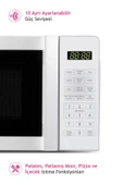 Altus ALMD 25 20 lt Beyaz Mikrodalga Fırın - 5