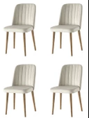 Milano Yemek Mutfak Masa Sandalyesi 4 Lü Set - 1