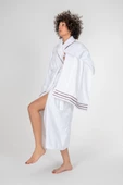Cotton Box Classic Bornoz Seti Helya Beyaz Unisex L/XL - 1