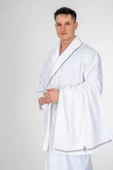 Cotton Box Classic Bornoz Seti Güher Beyaz Erkek L/XL - 1