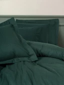 Cotton Box Tensel Craft Çift Kişilik Nevresim Takımı Petrol thumbnail 2