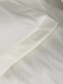 Cotton Box Smart Bambu Saten Çift Kişilik Nevresim Takımı Stripe Ekru - 3