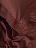 Cotton Box Tensel Craft Çift Kişilik Nevresim Takımı Bordo thumbnail 2