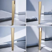 Elit Masa Dresuar Ayağı 75 cm Plastik Gold Altın Ayak Mutfak Yemek Masası Mobilya Ayakları thumbnail 7