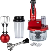 Tefal Buz Kırma Özellikli 15 Yıl Onarım Garantili Cam İçecek Hazneli 1500 W Blender Seti Kırmızı - 3