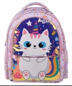 Me Çanta Me Team Hello Cat Okul Sırt Çantası ve Kalemlik Seti - Pembe - Kız Çocuk thumbnail 2