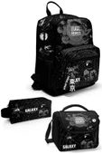 Coral High Siyah Galaxy 3'lü Okul Çanta Seti SET0123644 thumbnail 1