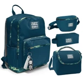 Coral High İlkokul/Ortaokul Çanta Seti ve Bel Çantası- Nefti Kamuflaj - Erkek Çocuk thumbnail 1