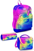 Coral High Kids Renkli Batik Desenli 3'lü Okul Çanta Seti SET0123757 thumbnail 1
