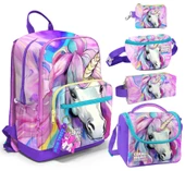 Coral High Beşli İlkokul/Ortaokul Çanta Seti - Unicorn - Kız Çocuk thumbnail 1