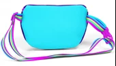 Coral High Rainbow Fermuarlı Mor Baskılı Kız Çocuk Bel Çantası - 2