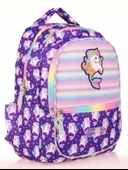 Kaukko Kids Kız Çocuk Mor Unicorn Okul Sırt Çantası - 1