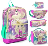 Coral High Su Yeşili Unicorn Beşli Okul ve Günlük Çanta Seti thumbnail 1