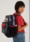 Coral High Siyah Kırmızı Araba Üçlü Okul Çantası ve Bel Çantası Seti thumbnail 2