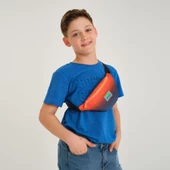 Coral High Siyah Turuncu Gradyan USB Soketli Okul Çanta Seti ve Bel Çantası - Erkek Çocuk thumbnail 4