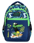 Waddell Timsah Desenli İlkokul Sırt Çantası Ve Beslenme Çantası - Erkek Çocuk thumbnail 3