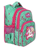 Waddell Mint Yeşili Unicorn Desenli Kız Çocuk İlköğretim Okul Sırt Çantası Ve Beslenme Çantası thumbnail 3