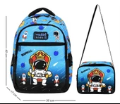 Waddell Astronot Desenli İlkokul Sırt Çantası Ve Beslenme Çantası - Erkek Çocuk - 2