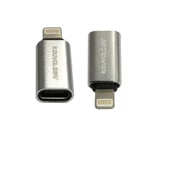8 pin Lightning erkek to type c dişi çevirici şarj adaptörü thumbnail 1